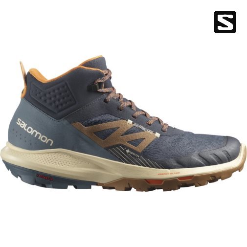 Botas Caminhada Salomon Outpulse Mid GTX Masculino Cinzentas Escuro | PT F71942